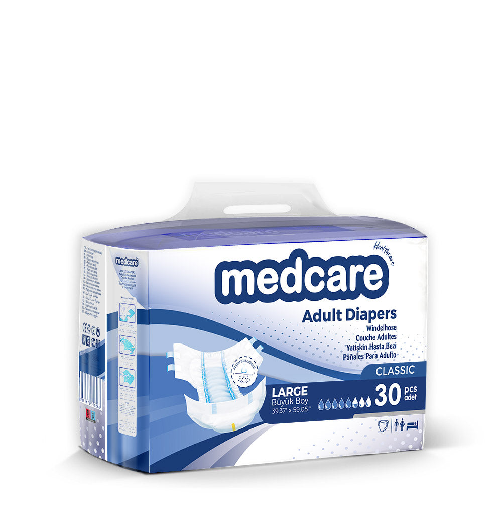 Medcare Inkontinenzwindel Classic Large 30 Stück - Visbona Shop