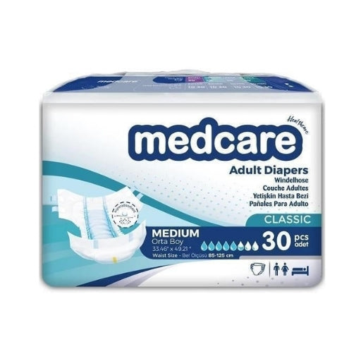 Medcare Inkontinenzwindel Classic Medium 30 Stück - Visbona Shop