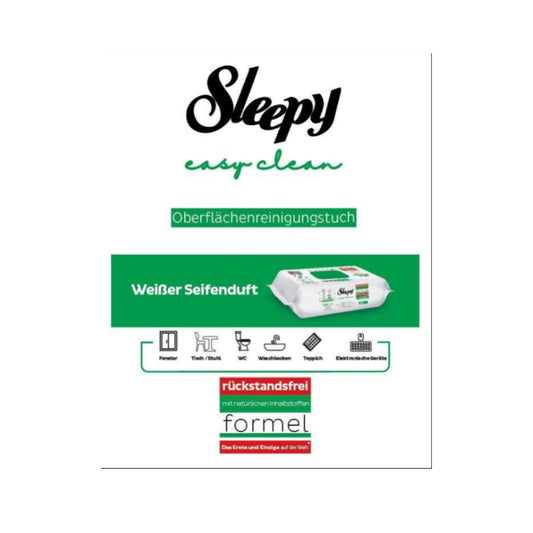 Sleepy Easy Clean Oberflächenreinigungstücher -Grün 12x100 Stück - Visbona Shop