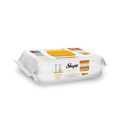 Sleepy Easy Clean Oberflächenreinigungstücher - gelb 6x100 Stück - Visbona Shop